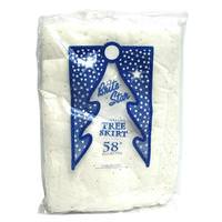 View 58" Diameter Twinkling White Tree Skirt